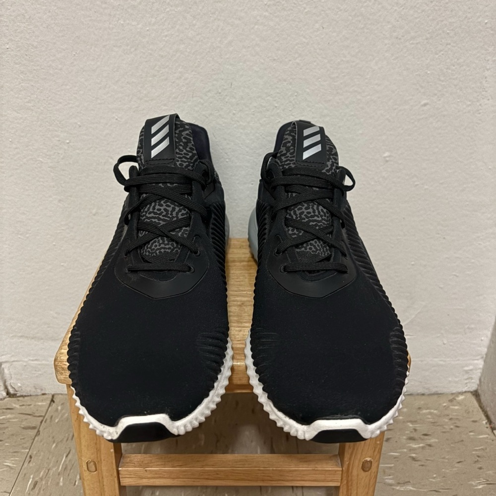 adidas Black and White Athletic Shoes